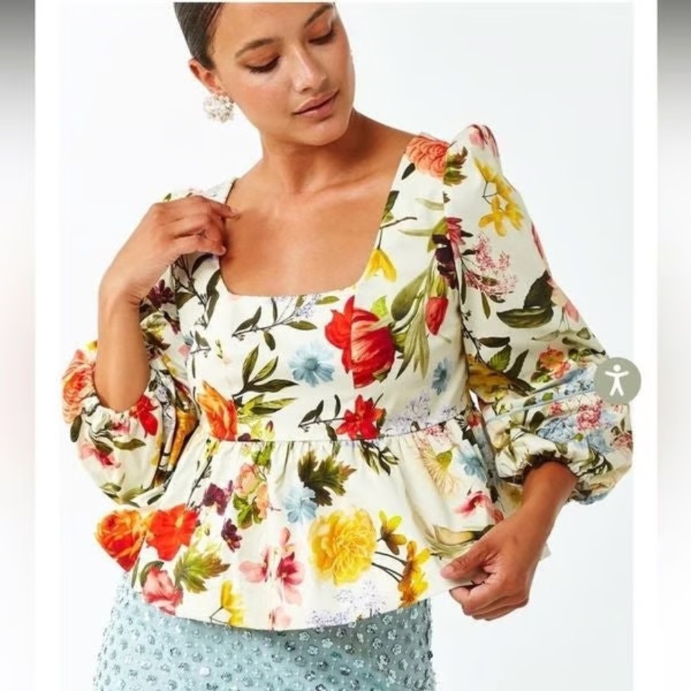 Mestiza Print Women's Blouse - Multicolor - Picture 4 of 4